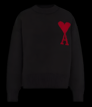 AMI Paris Sweater Black