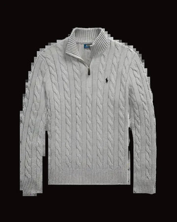 Ralph lauren cable knit quarter zip